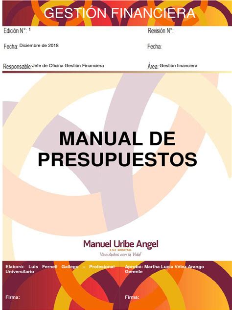 siap fundevi|Manual de presupuesto.